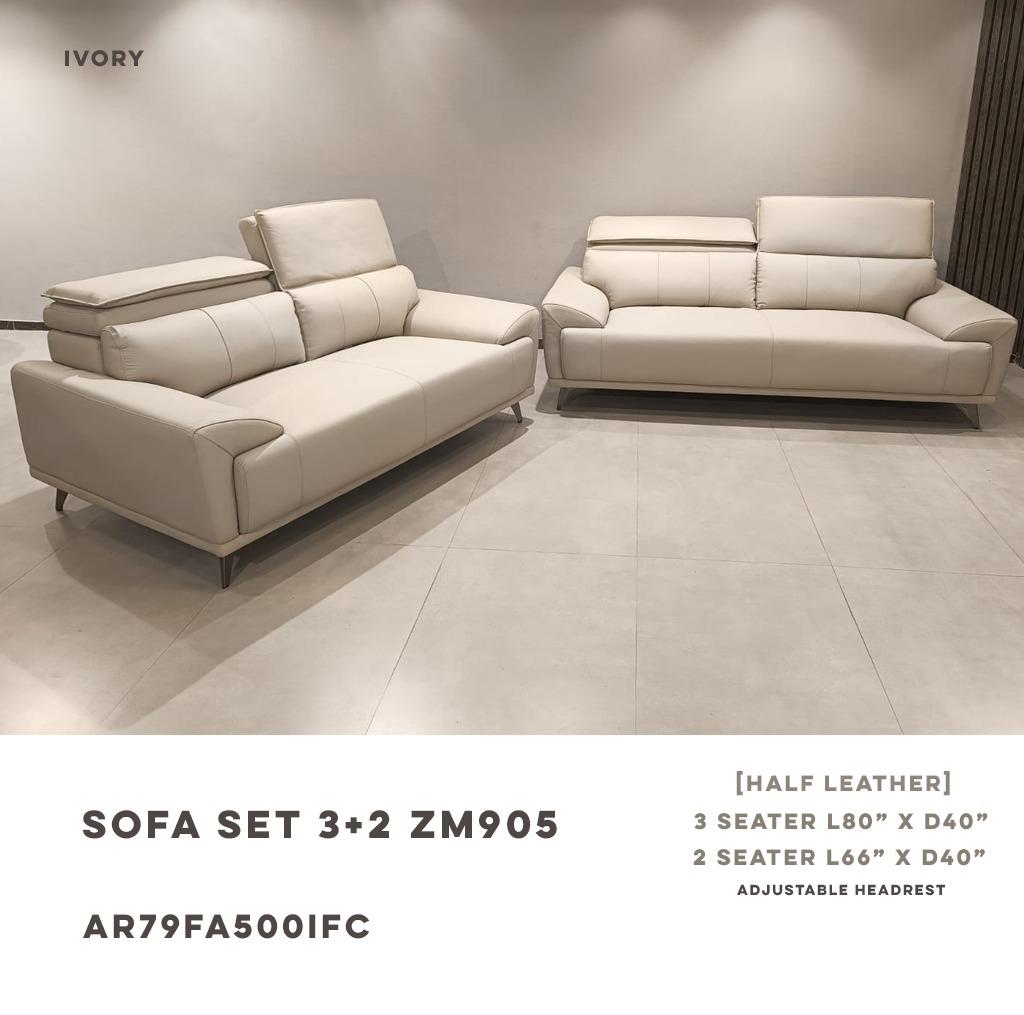 Florence Ivory Sofa Set