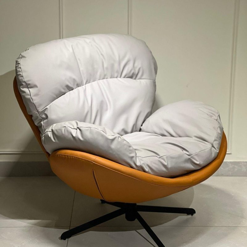 Leisure Chair (Orange/White)