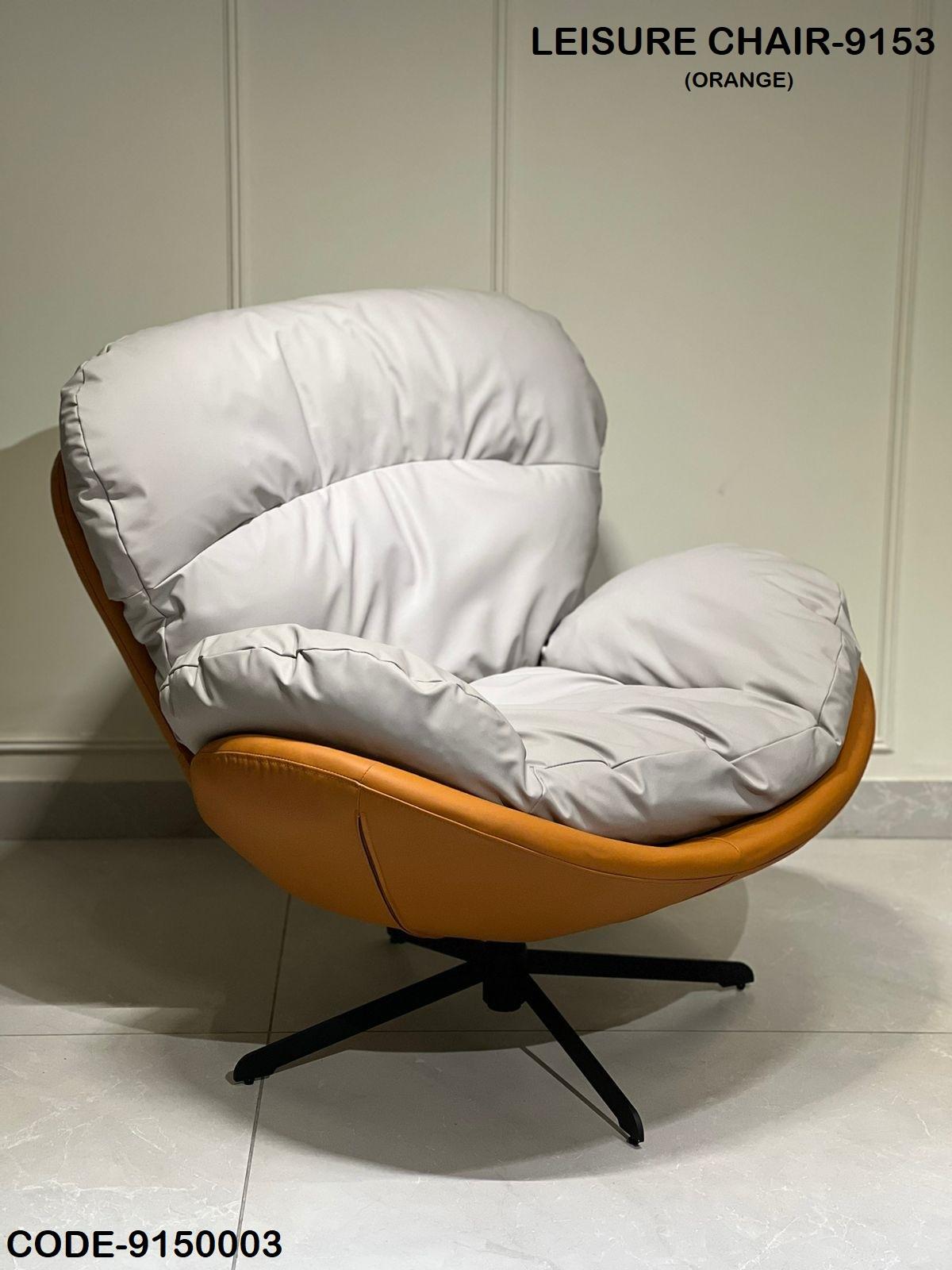Leisure Chair (Orange/White)